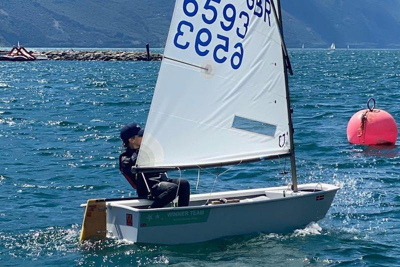 GBR Optimist Team at the 2021 World Championship in Garda - photo © Richard Edwards