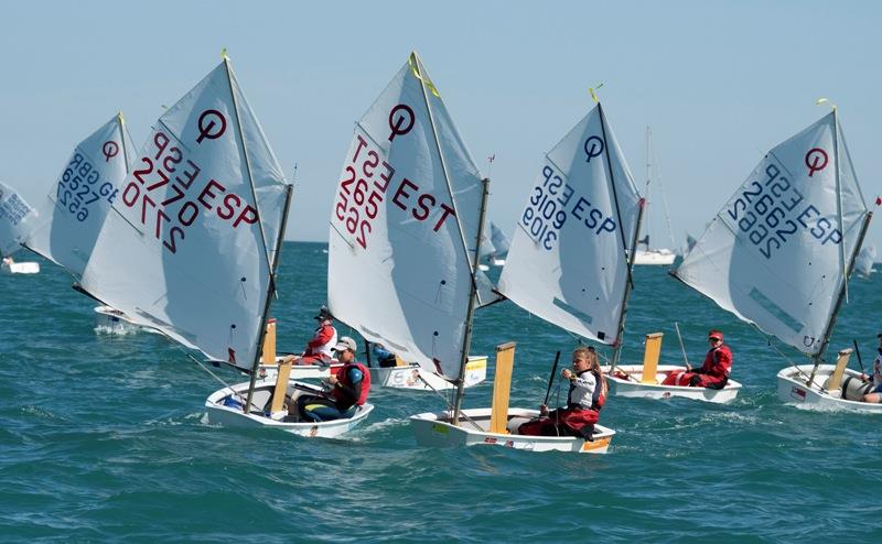 OptiOrange Valencia photo copyright Ivan Bidzilya taken at Real Club Nautico Valencia and featuring the Optimist class