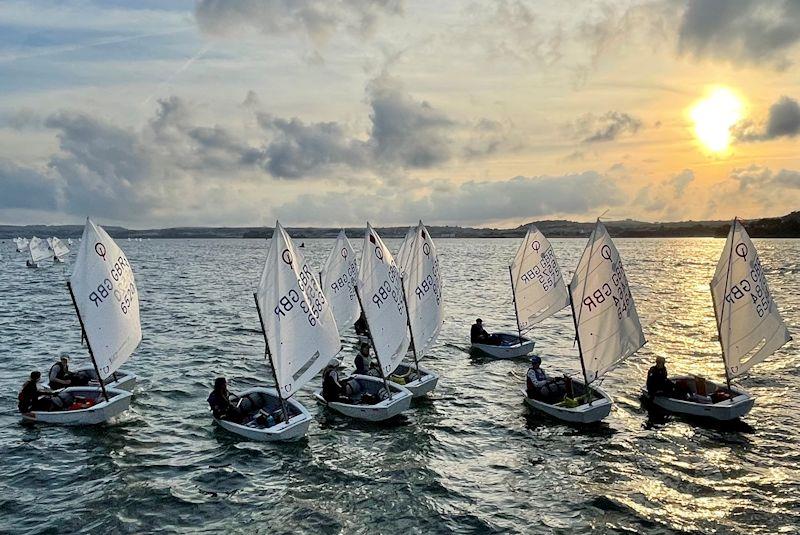 IOCA UK Gill End of Season Championships at Torbay photo copyright Debbie Smith taken at Royal Torbay Yacht Club and featuring the Optimist class