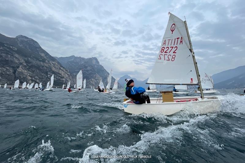 Halloween Cup Optimist at Circolo Vela Torbole photo copyright Elena Giolai taken at Circolo Vela Torbole and featuring the Optimist class