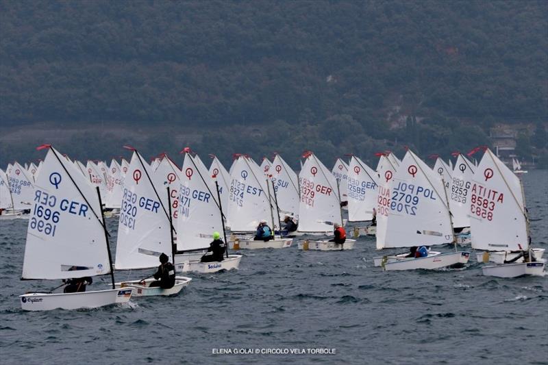 Halloween Cup Optimist at Circolo Vela Torbole photo copyright Elena Giolai taken at Circolo Vela Torbole and featuring the Optimist class