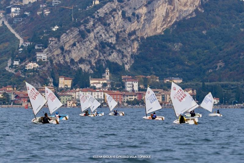 Halloween Cup Optimist at Circolo Vela Torbole photo copyright Elena Giolai taken at Circolo Vela Torbole and featuring the Optimist class