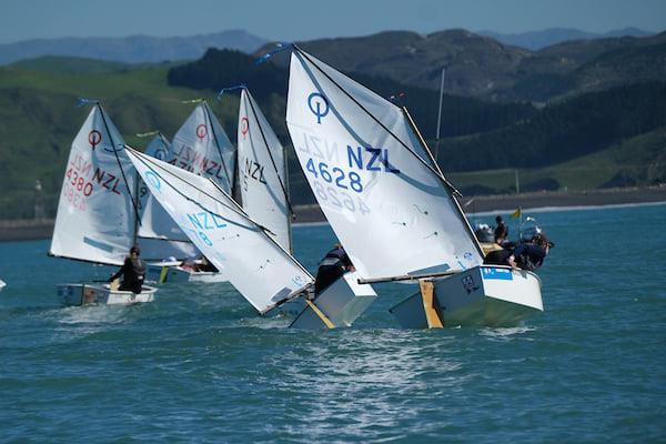 2022 Combined Optimist and Starling NZ Championships - April 2022 - Napier Sailing Club photo copyright Bruce Jenkins/Napier SC taken at Napier Sailing Club and featuring the Optimist class