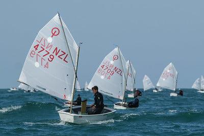 Toyota Optimist and Staling NZ Nationals - April 2022 - Napier sailing Club  - photo © Bruce Jenkins