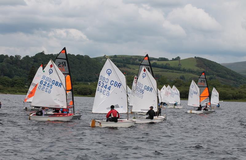 Optimists at Bass Week photo copyright Pete Mackin taken at Bassenthwaite Sailing Club and featuring the Optimist class