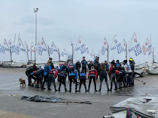 UK Optimist Selection Trials 2022 at the WPNSA photo copyright Richard Edwards & Jane Saunders taken at Weymouth & Portland Sailing Academy and featuring the Optimist class