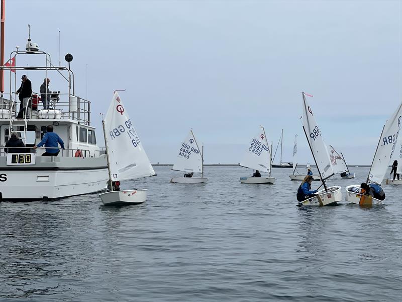 UK Optimist Selection Trials 2022 at the WPNSA photo copyright Richard Edwards & Jane Saunders taken at Weymouth & Portland Sailing Academy and featuring the Optimist class