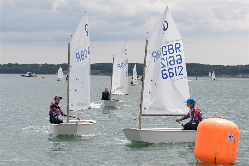 The Rogers brothers at the Lymington Optimist Open - photo © Adam Gosling