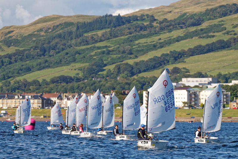 IOCA UK Optimist Nationals at Largs Sailing Club - Day 1 photo copyright Paul Sanwell / OPP taken at Largs Sailing Club and featuring the Optimist class