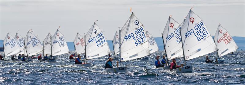 IOCA UK Optimist Nationals at Largs Sailing Club - Day 2 photo copyright Paul Sanwell / OPP taken at Largs Sailing Club and featuring the Optimist class