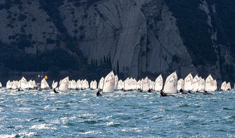 27th Ora Cup Optimist at Lake Garda, Italy photo copyright Elena Giolai taken at Circolo Vela Arco and featuring the Optimist class