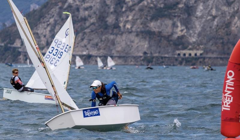 27th Ora Cup Optimist at Lake Garda, Italy photo copyright Elena Giolai taken at Circolo Vela Arco and featuring the Optimist class