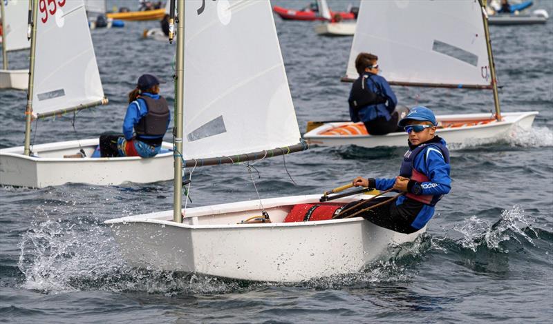 5th Autumn Optimist Meeting 45th Ezio Torboli Trophy - Day 1 photo copyright Elena Giolai taken at Fraglia Vela Riva and featuring the Optimist class