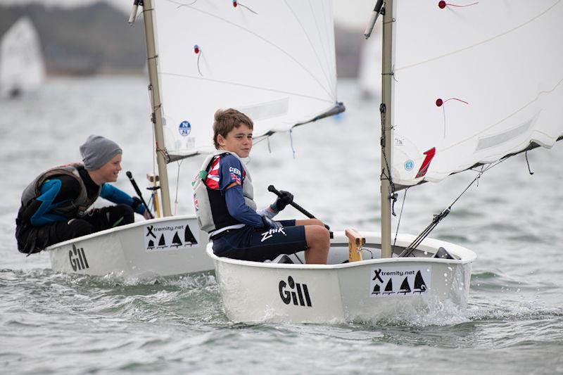 Optimist End of Seasons Championship in the Solent photo copyright Paul Sanwell / OPP taken at Royal Southern Yacht Club and featuring the Optimist class