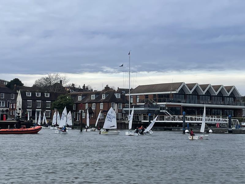 2023 Hamble Icebreaker Regatta photo copyright Jane Saunders & James Noel taken at Royal Southern Yacht Club and featuring the Optimist class