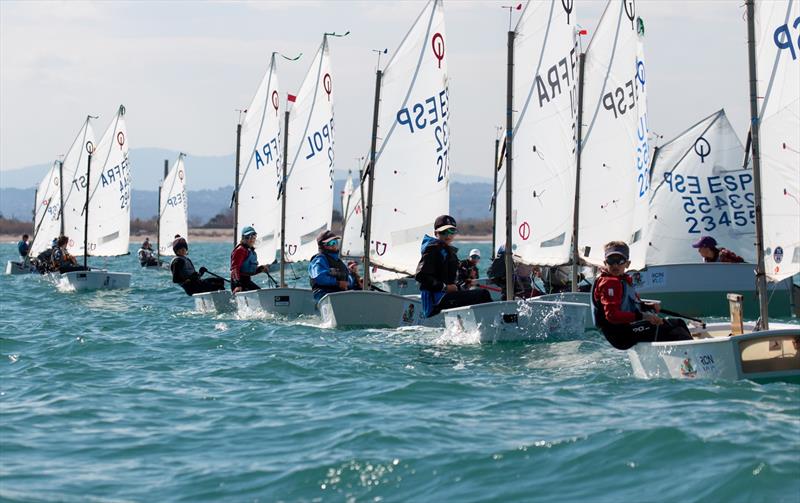 OptiOrange international Optimist class regatta, day 2 photo copyright Pep Portas / RCNV taken at Real Club Nautico Valencia and featuring the Optimist class