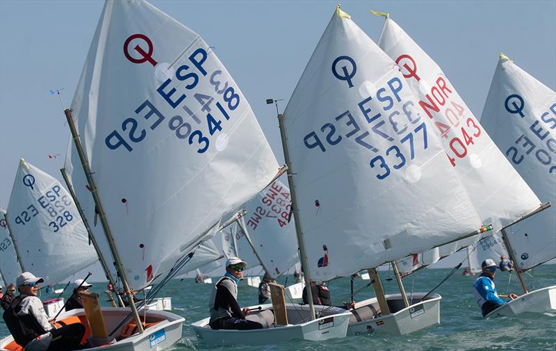 OptiOrange international Optimist class regatta, day 3 photo copyright Pep Portas / RCNV taken at Real Club Nautico Valencia and featuring the Optimist class