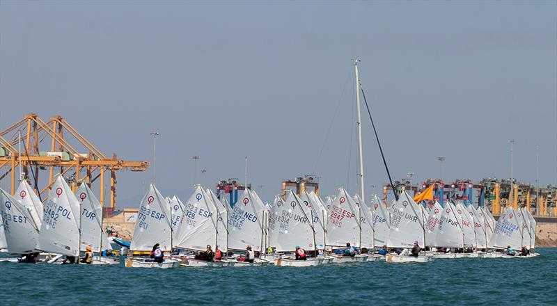 OptiOrange international Optimist class regatta, day 3 - photo © Pep Portas / RCNV