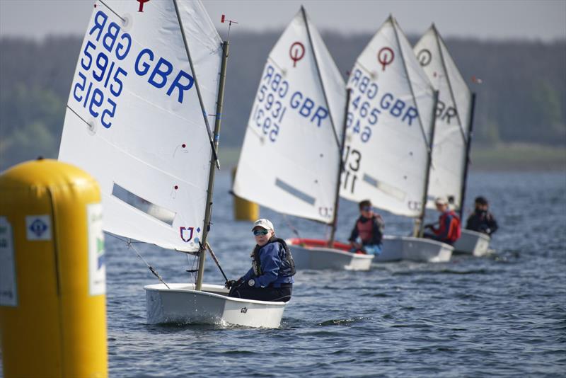 Entries are now open for the Gill Easter Egg and Youth Regatta at Grafham Water SC photo copyright Paul Sanwell / OPP taken at Grafham Water Sailing Club and featuring the Optimist class