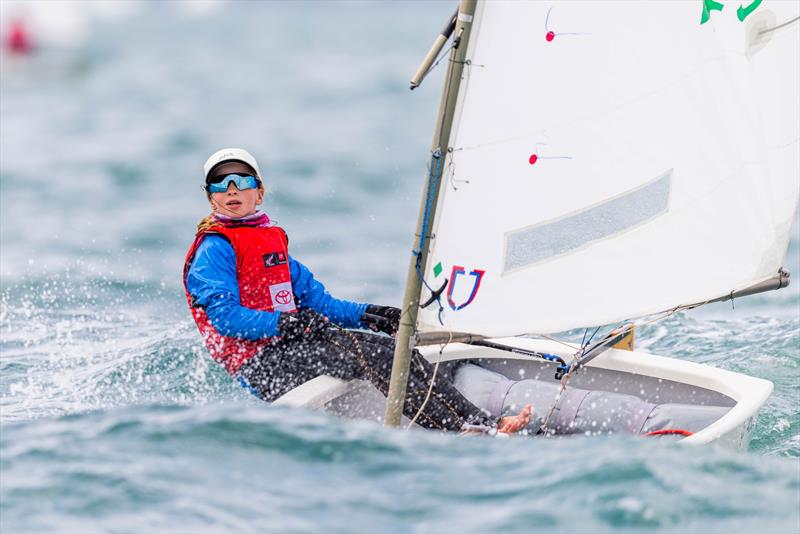 Day 3 - 2023 Toyota Optimist NZ Nationals - Wakatere BC - April 9, 2023 photo copyright Adam Mustill taken at Wakatere Boating Club and featuring the Optimist class