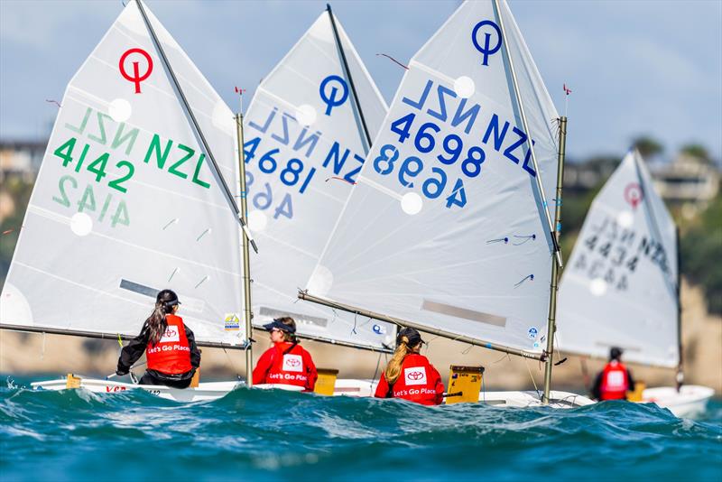 Day 4 - 2023 Toyota Optimist NZ Nationals - Wakatere BC - April 10, 2023 photo copyright Adam Mustill taken at Wakatere Boating Club and featuring the Optimist class