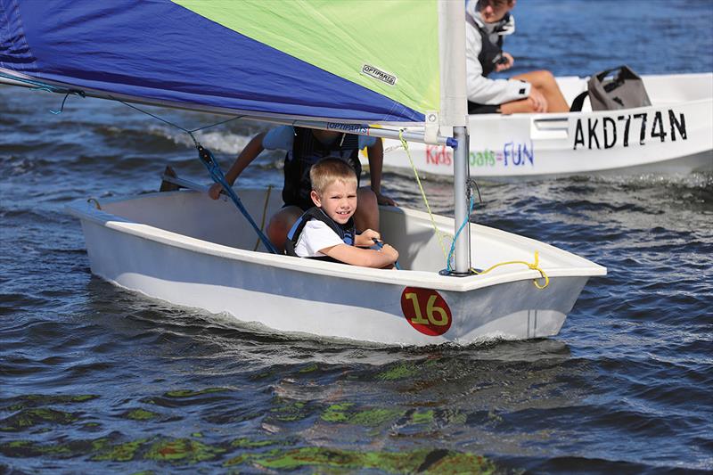 2023 Newcastle SailFest Regatta - TrySailing photo copyright Mark Rothfield taken at Newcastle Cruising Yacht Club and featuring the Optimist class