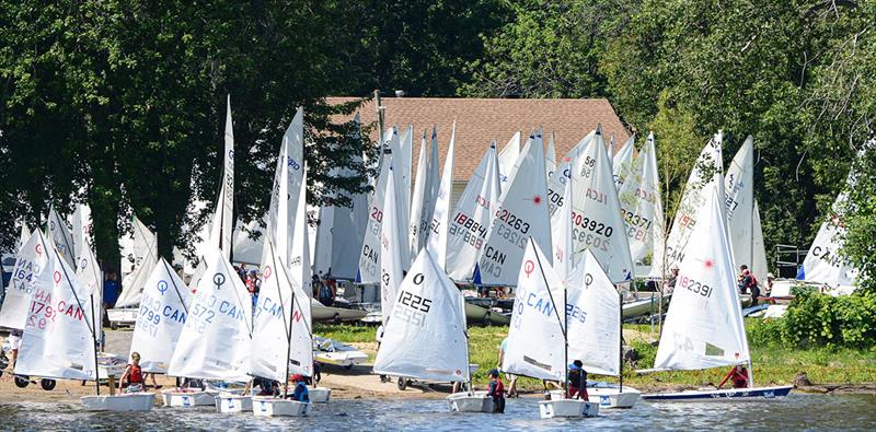 Sail Canada Championships photo copyright Sail Canada taken at Wabamun Sailing Club and featuring the Optimist class