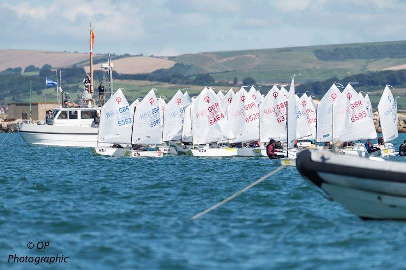 Savills Gill UK Optimist Open National Championships at Weymouth photo copyright Paul Sanwell / OPP taken at Weymouth & Portland Sailing Academy and featuring the Optimist class
