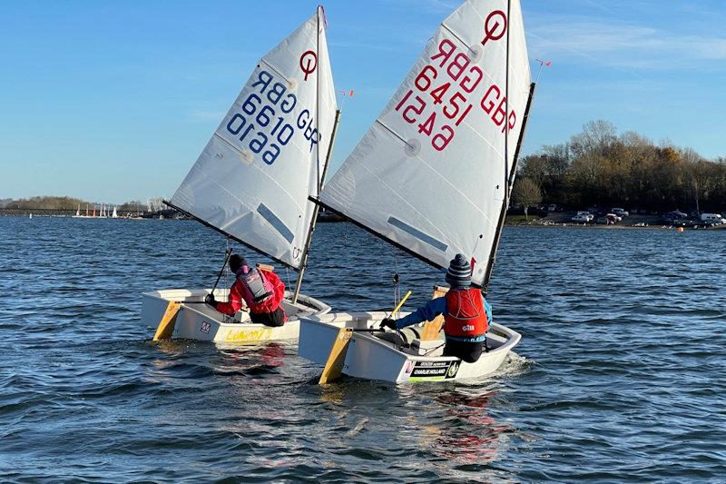 IOCA Optimist Winter Championships at Draycote photo copyright Stephen Wright taken at Draycote Water Sailing Club and featuring the Optimist class