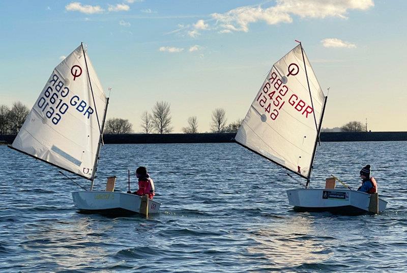IOCA Optimist Winter Championships at Draycote photo copyright Stephen Wright taken at Draycote Water Sailing Club and featuring the Optimist class