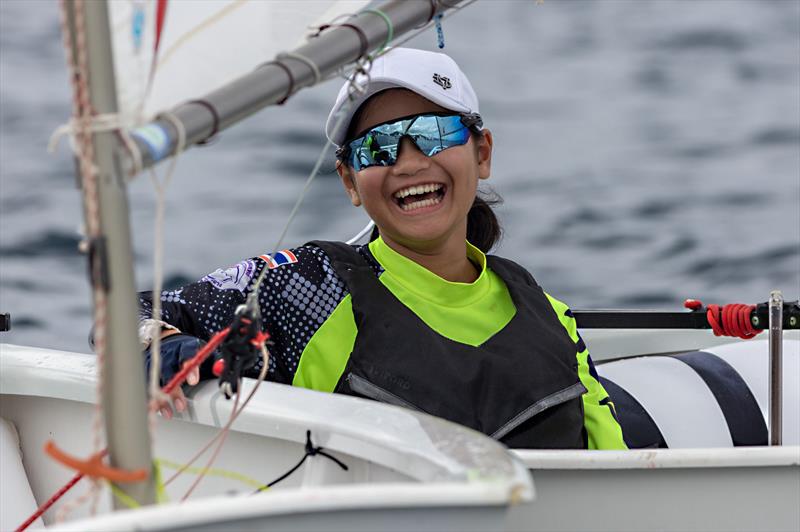 Racing Day 1, all dinghy classes photo copyright Guy Nowell / Phuket King's Cup taken at Royal Varuna Yacht Club and featuring the Optimist class