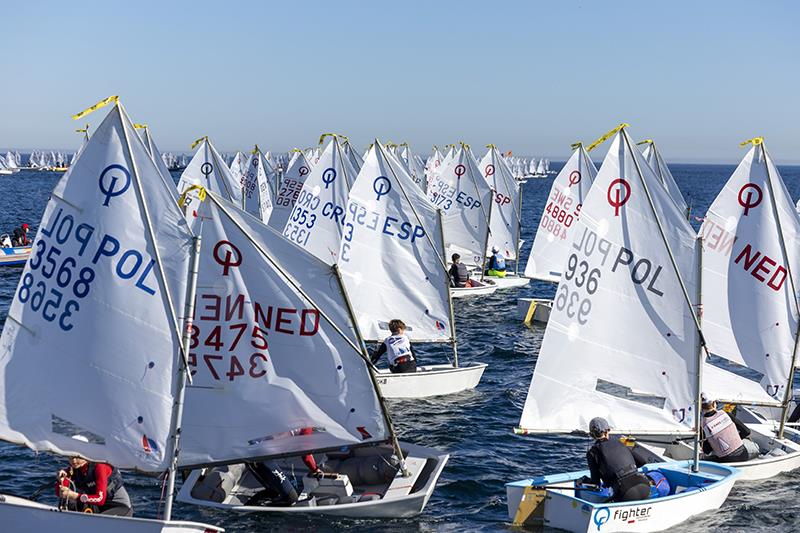 XVl Euromarina Optimist Torrevieja - Day 1 photo copyright Joaquin Carrion taken at Real Club Nautico Torrevieja and featuring the Optimist class