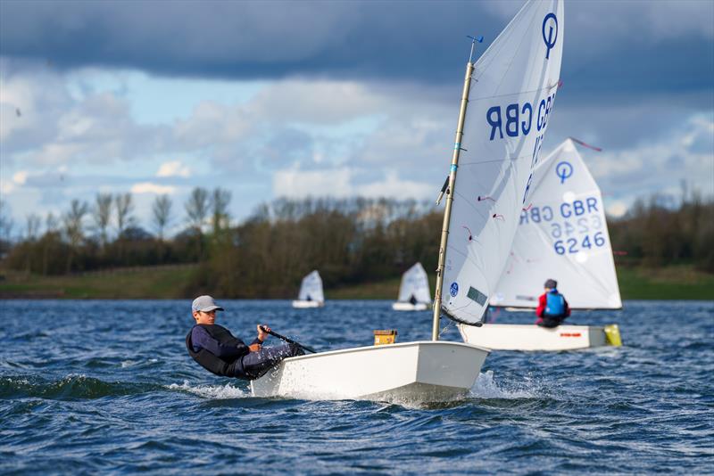 Gill Optimist Spring Championships at Draycote Water photo copyright www.tomsteventonphotography.uk taken at Draycote Water Sailing Club and featuring the Optimist class