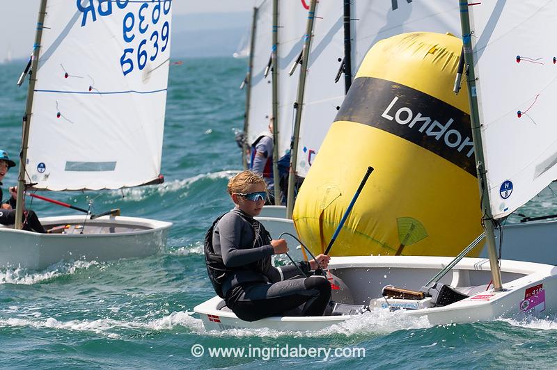 Magic Marine UK Optimist open meeting at Hayling Island - Main fleet photo copyright Ingrid Abery / www.ingridabery.com taken at Hayling Island Sailing Club and featuring the Optimist class