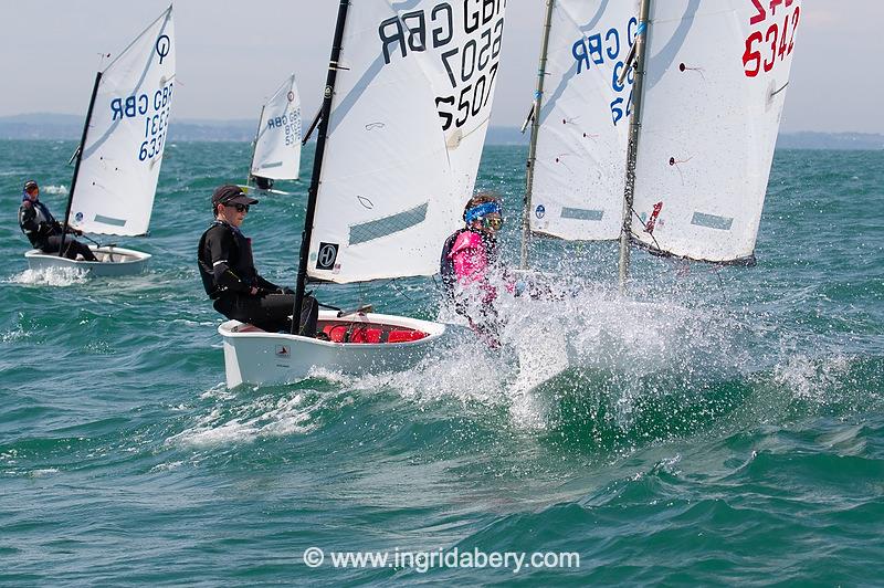 Magic Marine UK Optimist open meeting at Hayling Island - Main fleet - photo © Ingrid Abery / www.ingridabery.com