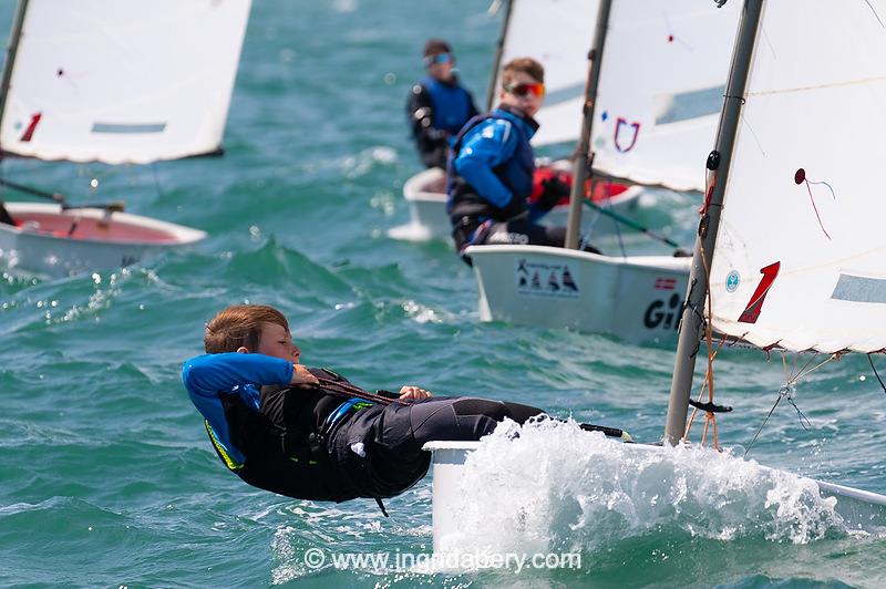 Magic Marine UK Optimist open meeting at Hayling Island - Main fleet - photo © Ingrid Abery / www.ingridabery.com