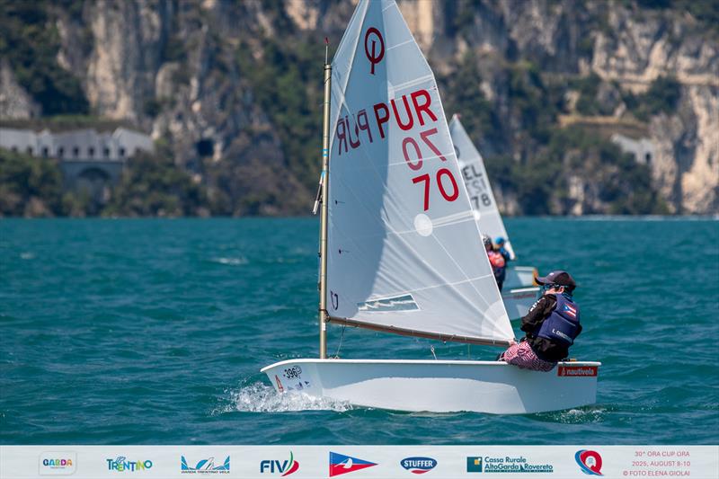 2025 Ora Cup Ora at Circolo Vela Arco - Day 1 photo copyright Elena Giolai taken at Circolo Vela Arco and featuring the Optimist class