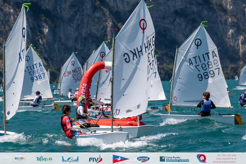 2025 Ora Cup Ora at Circolo Vela Arco - Day 1 photo copyright Elena Giolai taken at Circolo Vela Arco and featuring the Optimist class