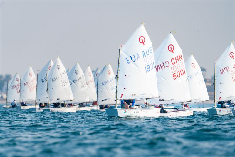 2025 Optimist Asian & Oceanian Championship - Day 1 photo copyright Oman Sail taken at  and featuring the Optimist class