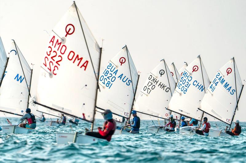 2025 Optimist Asian & Oceanian Championship - Day 1 photo copyright Oman Sail taken at  and featuring the Optimist class