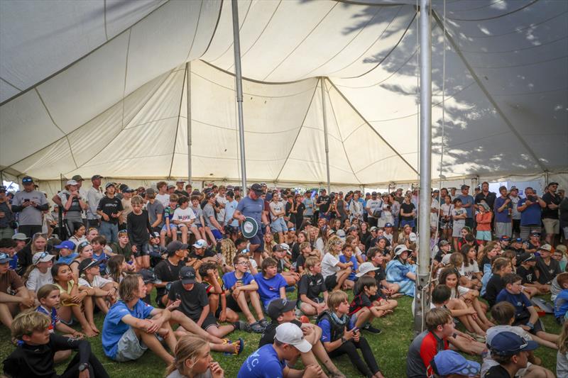 Prizegiving - Day 2 - Sir Peter Blake Regatta - Torbay Sailing Club - December 8, 2025 - photo © Jacob Fewtrell/Insight Media/Insightmedia.co.nz/