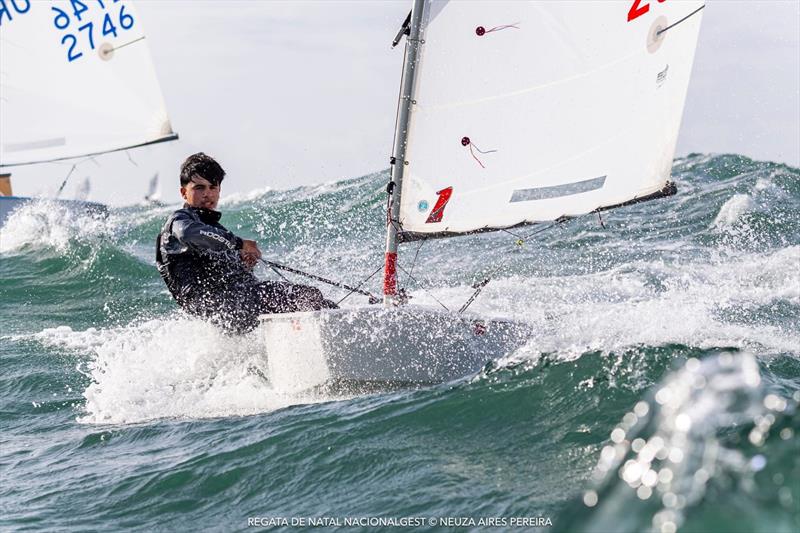 NacionalGest Christmas Regatta 2025 photo copyright Neuza Aires Pereira taken at Clube Naval de Cascais and featuring the Optimist class