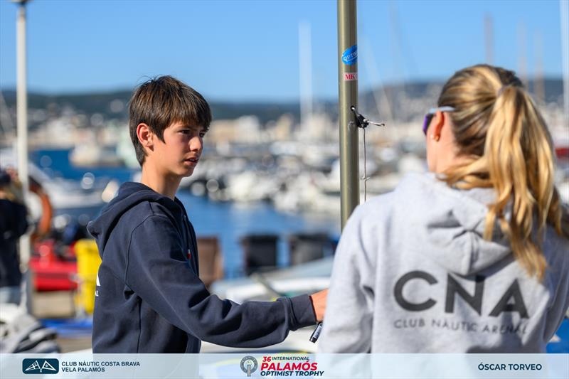 36th Palamós International Optimist Trophy - Day 1 photo copyright Oscar Torveo taken at  and featuring the Optimist class