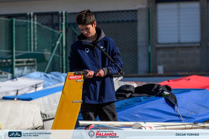 36th Palamós International Optimist Trophy - Day 1 photo copyright Oscar Torveo taken at  and featuring the Optimist class