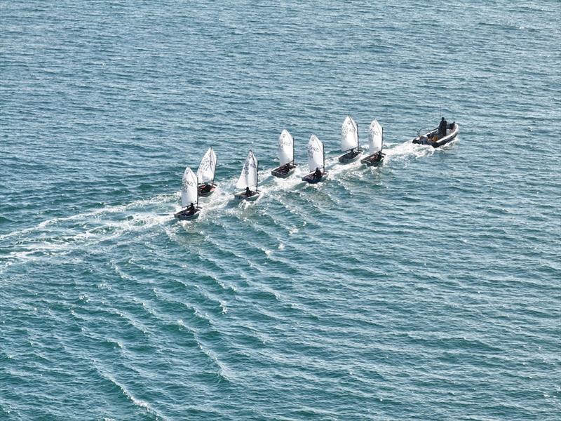 Practice session - Toyota Optimist Nationals - New Plymouth YC - April 3, 2026 photo copyright Billy Preston taken at New Plymouth Yacht Club and featuring the Optimist class