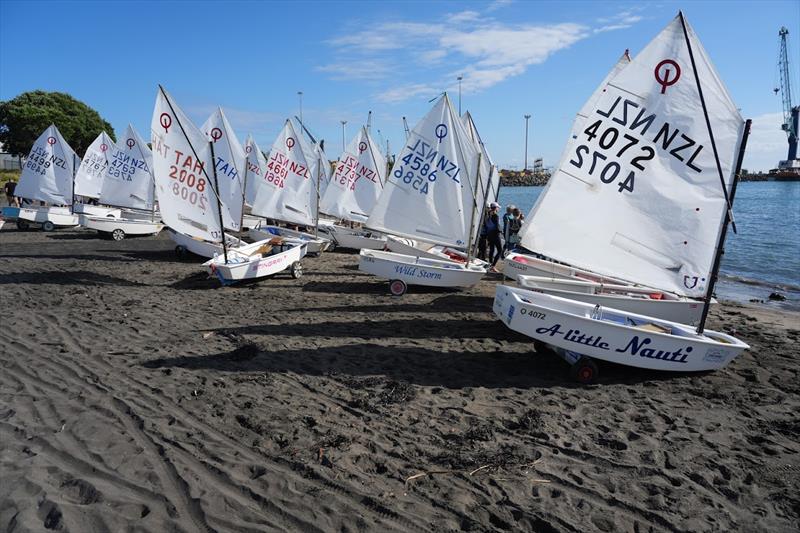 Measurement and Registration - Toyota Optimist Nationals - New Plymouth YC - April 3, 2026 photo copyright Billy Preston taken at New Plymouth Yacht Club and featuring the Optimist class