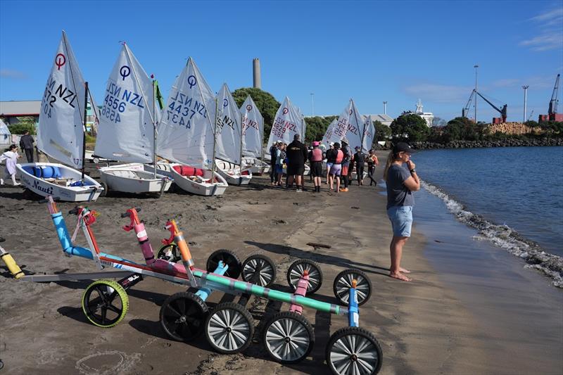Measurement and Registration - Toyota Optimist Nationals - New Plymouth YC - April 3, 2026 photo copyright Billy Preston taken at New Plymouth Yacht Club and featuring the Optimist class