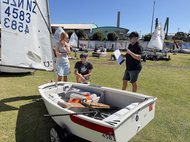 Measurement and Registration - Toyota Optimist Nationals - New Plymouth YC - April 3, 2026 photo copyright Billy Preston taken at New Plymouth Yacht Club and featuring the Optimist class