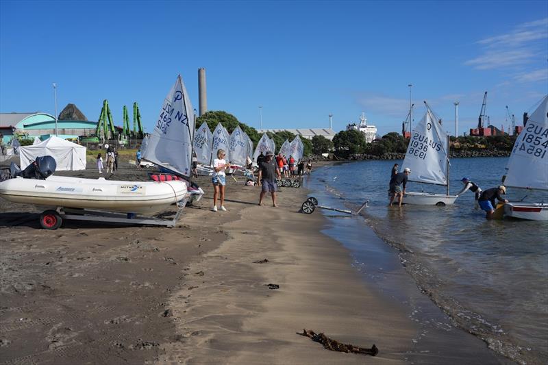 Measurement and Registration - Toyota Optimist Nationals - New Plymouth YC - April 3, 2026 photo copyright Billy Preston taken at New Plymouth Yacht Club and featuring the Optimist class