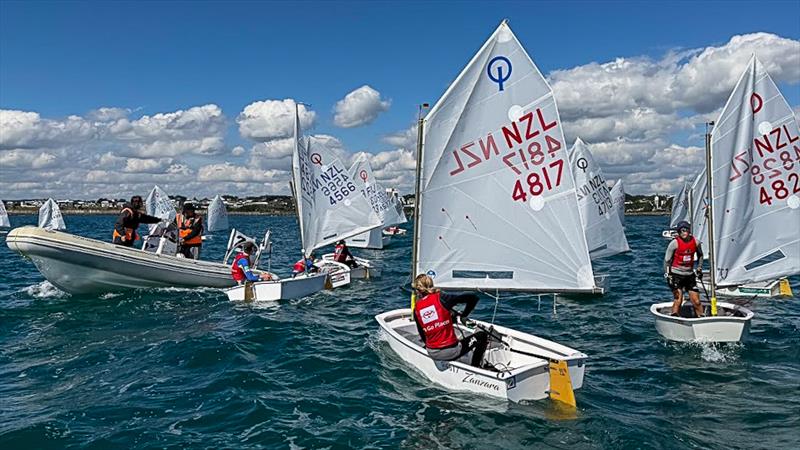 Zofia Wells (GBC) - 2026 Toyota NZ Optimist National Open champion - New Plymouth YC - Day 2 - April 5, 2026 photo copyright Billy Preston taken at New Plymouth Yacht Club and featuring the Optimist class